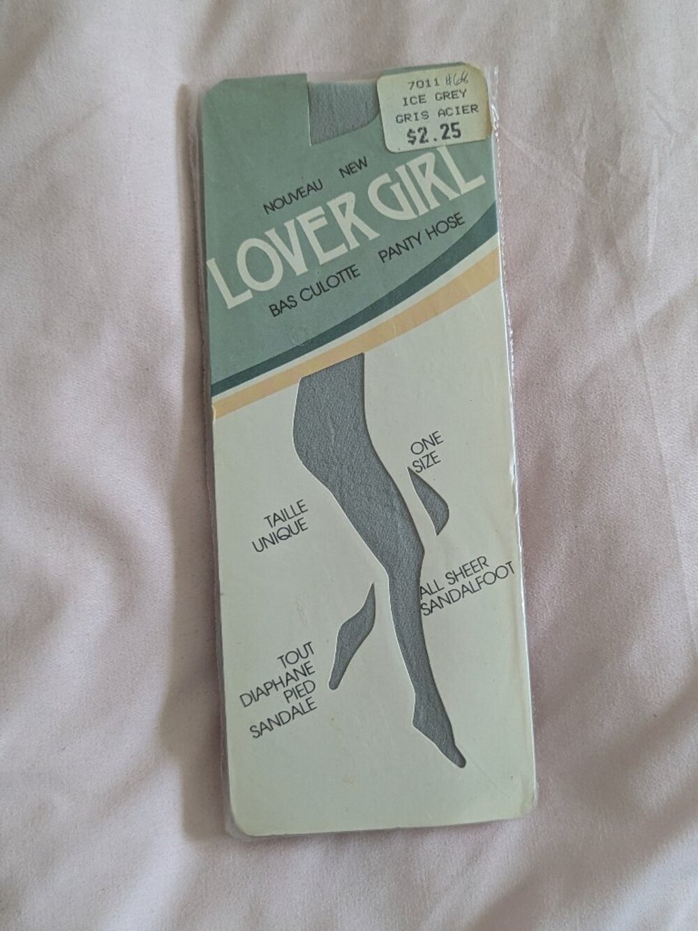 Lover Girl All Sheer Sandalfoot Pantyhose OS